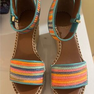 Franco Sarto Multicolor Wedge Sandals